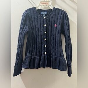 Polo Ralph Lauren Navy blue cardigan